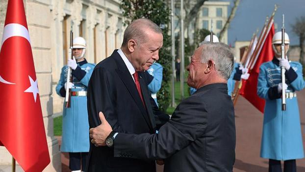Cumhurbaşkanı Erdoğan Ürdün Kralı 2'nci Abdullah ile bir araya geldi
