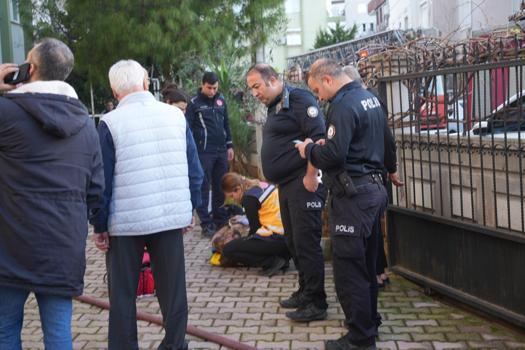 Dairede çıkan yangında 1 kişi yaralandı