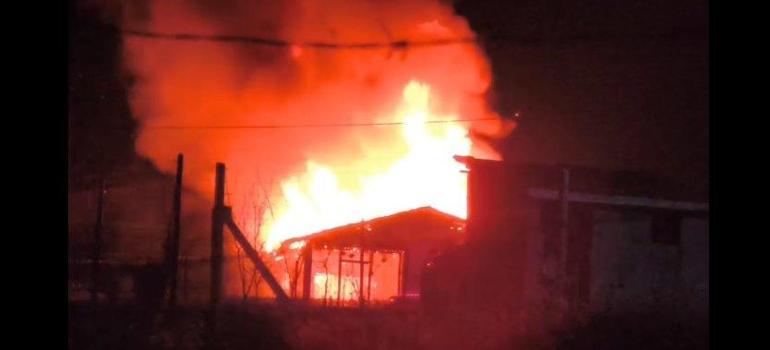 Çorum’da bağ evinde yangın