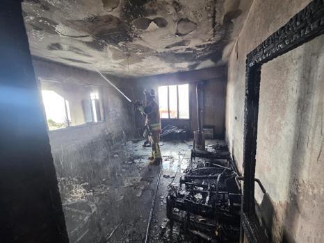 Hatay'da evde çıkan yangını itfaiye söndürdü