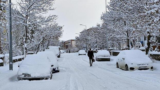 Erzurum'da kar yağışı; 775 mahalle yolu kapandı