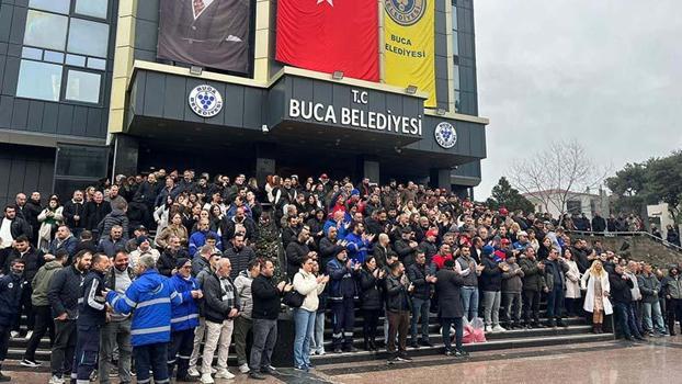 Buca Belediyesi'nde işçiler yeniden iş bıraktı