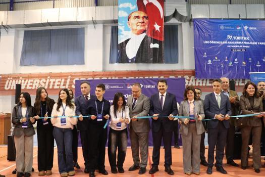 57’nci TÜBİTAK Kayseri Bölge Sergisi açıldı