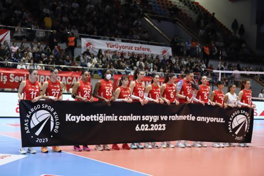 Aras Kargo Spor Kulübü, 6 Şubat’ın yıl dönümünde AFAD çalışanlarını ağırladı