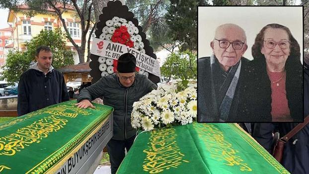 Evlerinde öldürülmüş halde bulunan çift, toprağa verildi