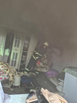 Kızıltepe’de müstakil evde çıkan yangın söndürüldü