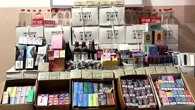 Yalova'da kaçak alkol ve tütün operasyonu: 2 gözaltı