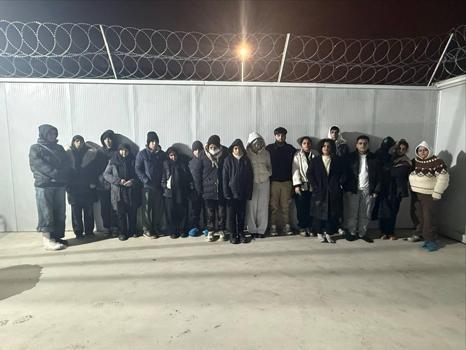 Edirne’de 18 kaçak göçmen yakalandı
