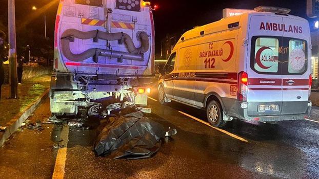 Aydın’da belediye temizlik aracı ile çarpışan motosikletin sürücüsü öldü