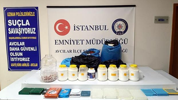 Avcılar’da 25 kilo uyuşturucu ve 2 bin hap ele geçirildi: 2 kişi tutuklandı