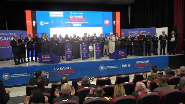 Bolu'ya yapılacak bin 950 sosyal konutun kurası çekildi