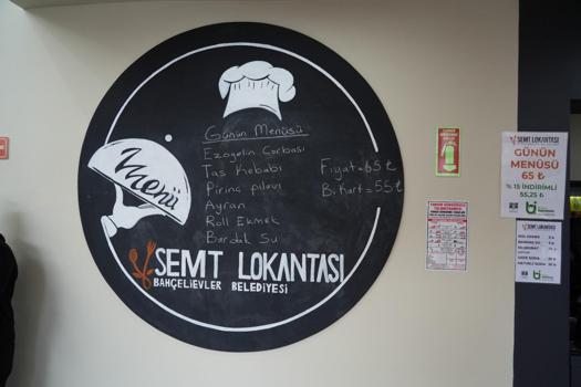 Bahçelievler Semt Lokantası'nda 4 çeşit yemek 55 lira