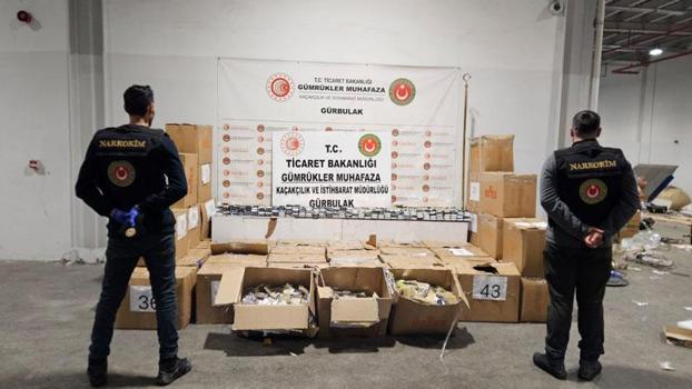 Gümrük Muhafaza birimleri 4,6 milyar liralık uyuşturucu ele geçirdi