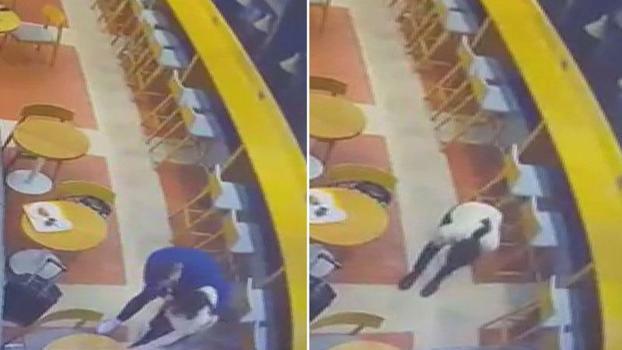 İstanbul Havalimanı'nda garsondan hayat kurtaran müdahale