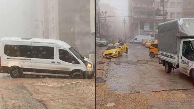 Mardin’de tarihi ilçedeki çukurlu yollar için sürücülerden suç duyurusu