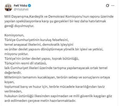 MHP'li Yıldız: Komisyonun, üniter devlet yapısını dönüştürmeye yönelik yetkisi ve misyonu yoktur