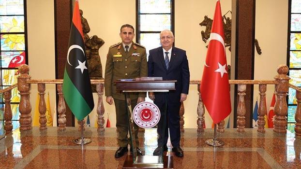 Bakan Güler, Libya Genelkurmay Başkan Vekili Korgeneral Al‑Namroush'u kabul etti