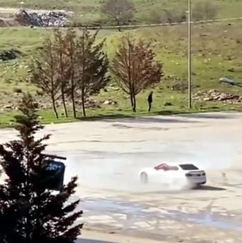 Plakasını kapattığı otomobille drift atan sürücüye 58 bin TL ceza
