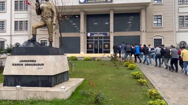 Jandarmadan 12 il merkezli dolandırıcılık ve yasa dışı bahis operasyonu; 60 tutuklama