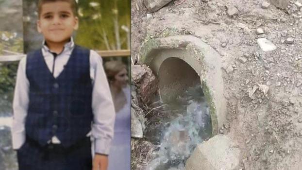 Siirt'te menfeze giren 11 yaşındaki Furkan boğuldu