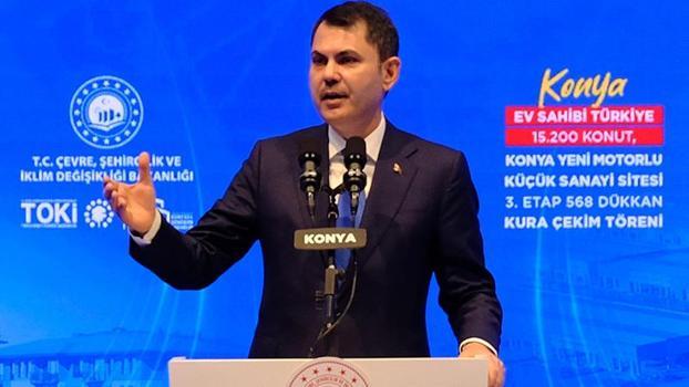 Bakan Kurum: Özgür Bey bize laf söyleyeceğine, şapkasını önüne alacak, bir düşünecek