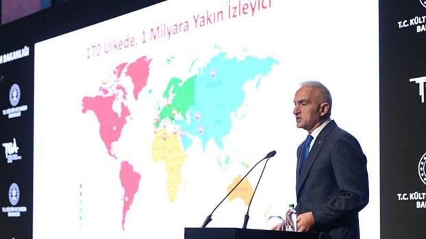 Bakan Ersoy: Dizilerin her bir bölümü için 100 bin dolar karşılığı Türk lirasına kadar destek sağlayacağız