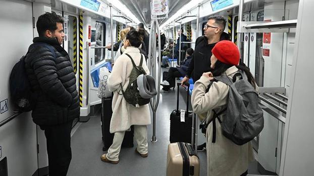 Gayrettepe-İstanbul Havalimanı-Arnavutköy hattını bir günde 44 bin 467 yolcu kullandı