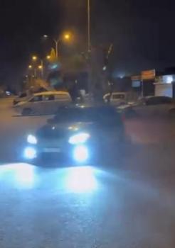 Hatay'da drift atan sürücüye 58 bin 217 TL ceza