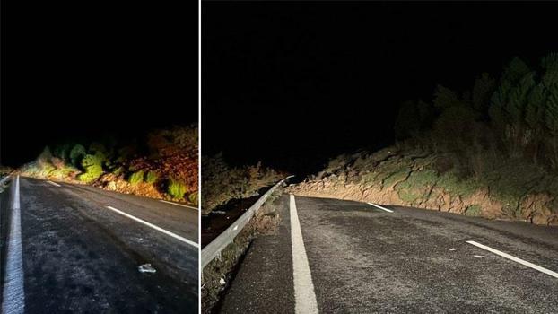 İstanbul- İzmir Otoyolu toprak kayması nedeniyle ulaşıma kapandı