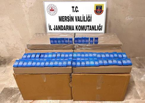 Mersin’de kaçak sigara operasyonu