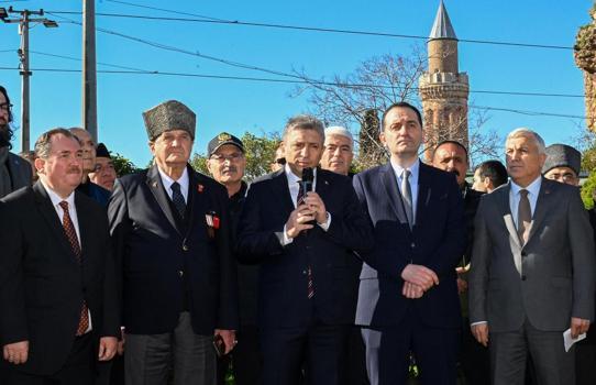 Antalya’nın ilk sivil şehidi Mustafa Haşmet törenle anıldı
