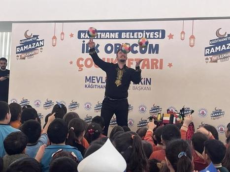 Kağıthane Belediyesi 'İlk Orucum' çocuk iftarı programı düzenledi