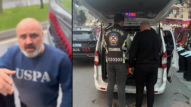 Bakırköy’deki trafikte yol verme tartışmasında sürücüye 2 bin 492 lira ceza