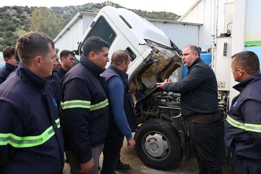 Bodrum'da temizlik işleri personeline araç ve ekipman kullanma eğitimi