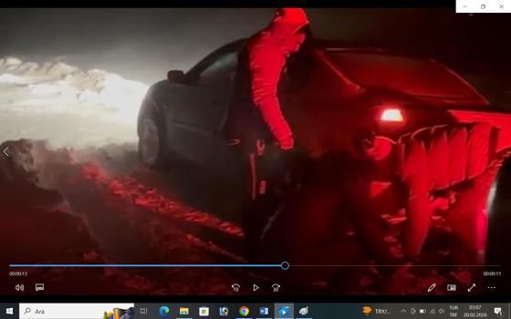 Ardahan’da tipide mahsur kalan vatandaşları AFAD kurtardı