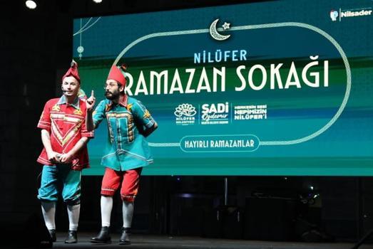 Ramazanın ruhu Nilüfer Ramazan Sokağı’nda yaşanıyor
