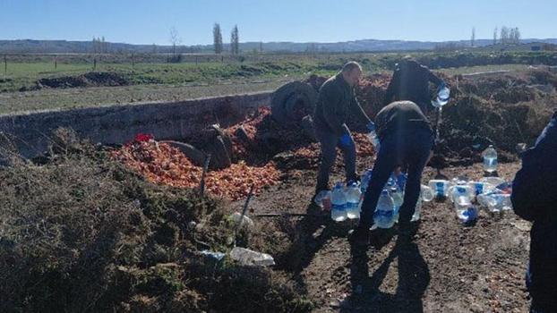 Çorum'da 180 litre kaçak alkol imha edildi