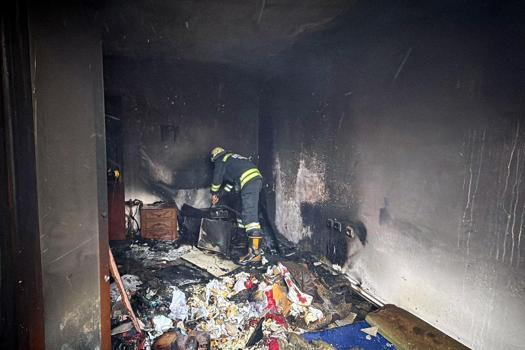 Tekirdağ'da ev yangını büyümeden söndürüldü