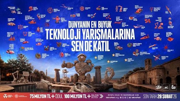 TEKNOFEST 2026'daki teknoloji yarışmalarına başvurular devam ediyor