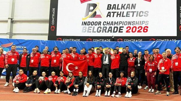 Türkiye, Balkan Salon Atletizm Şampiyonası’nda 14 madalya kazandı