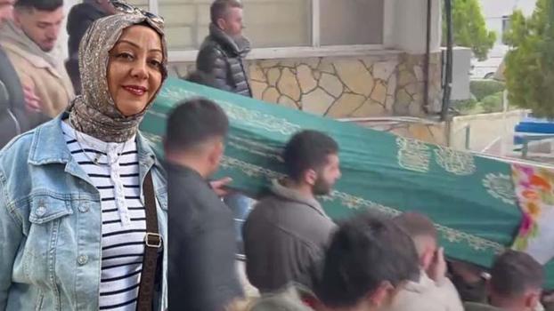 Çatalca'da eşi tarafından öldürülen Gülten, son yolculuğuna uğurlandı