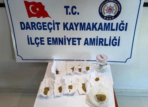 Mardin’de uyuşturucu operasyonda 1 şüpheli gözaltına alındı