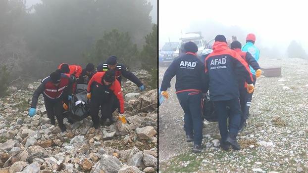 Aydın’da uçurumda erkek cesedi bulundu