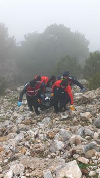 Aydın’da uçurumda erkek cesedi bulundu