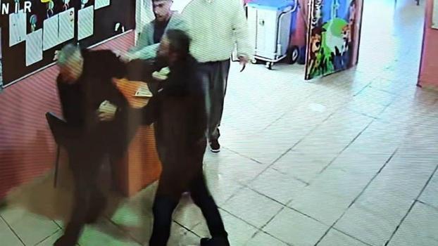 Bitlis'te okul müdürlerine saldırı kamerada