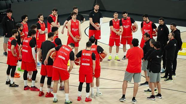 A Milli Erkek Basketbol Takımı, Sırbistan maçı hazırlıklarına başladı