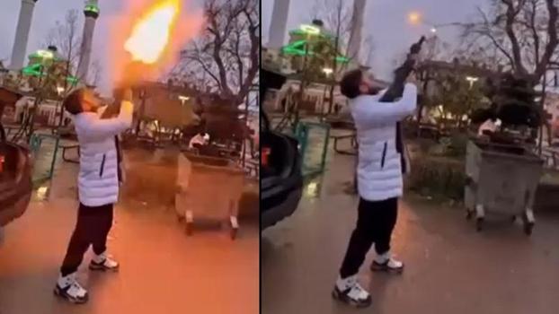 Pompalı tüfekle havaya ateş açan şüpheli tutuklandı