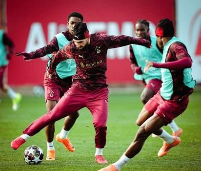 Galatasaray, Juventus maçı hazırlıklarını sürdürdü