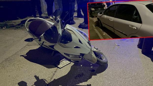 Bursa'da otomobil ile motosiklet çarpıştı: 1 yaralı