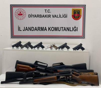 Diyarbakır’da bir haftada 39 silah ele geçirildi